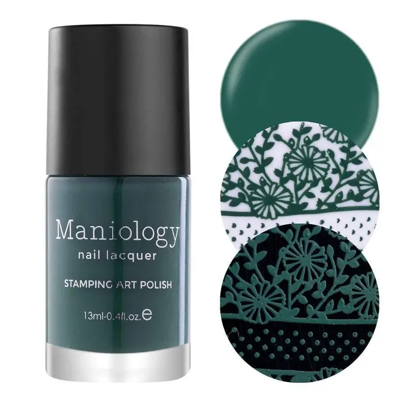 Maniology Greenhouse Stamping Nail Polish – Botanical-Themed Transfer Polish 1