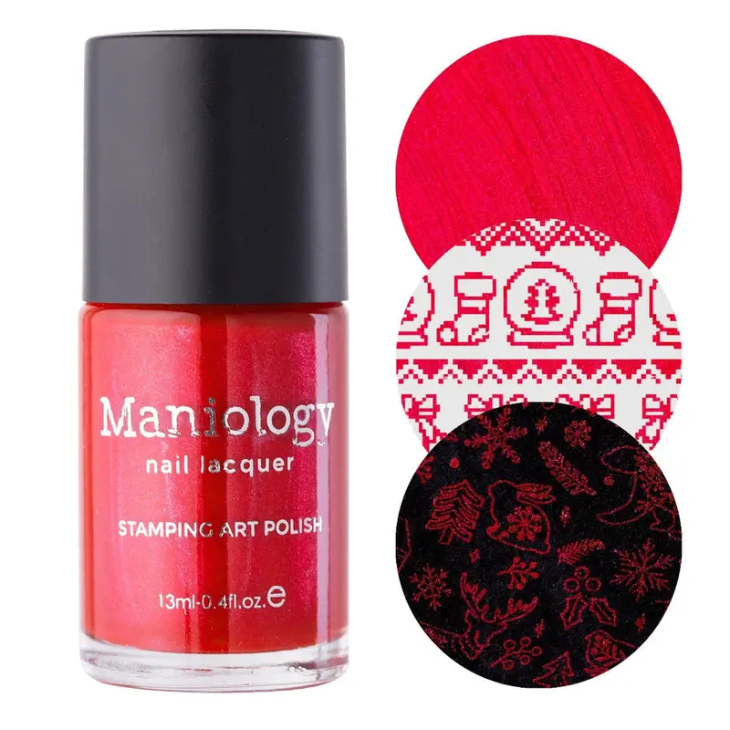 Maniology Stamping Polish – Winterberry Metallic 1