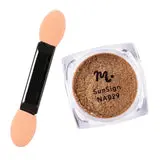 Maniology Sun Sign Titanium Gold Chrome Powder – Metallic Nail Enhancer 1