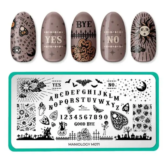 Maniology Supernatural Nail Stamping Plate – The Spirit Speaks #M071 1