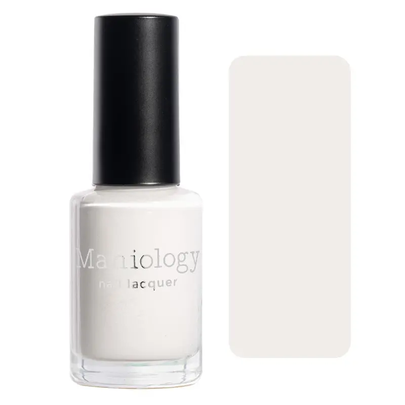 Maniology Water-Based White Peel-Off Base Coat – Clean-Lift Stamping Foundation 1