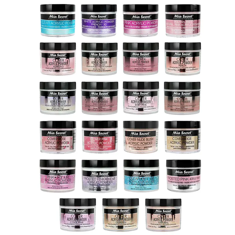 Mia Secret Acrylic Powder Collection – 23-Piece Assortment For Salon & Home Use 1