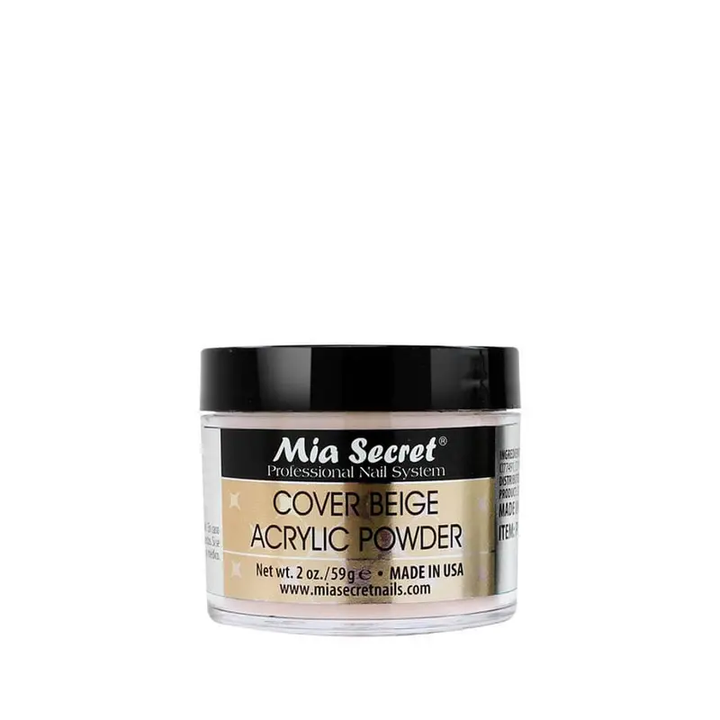Mia Secret Cover Beige Acrylic Powder – 2 Oz Neutral Tone Builder 1