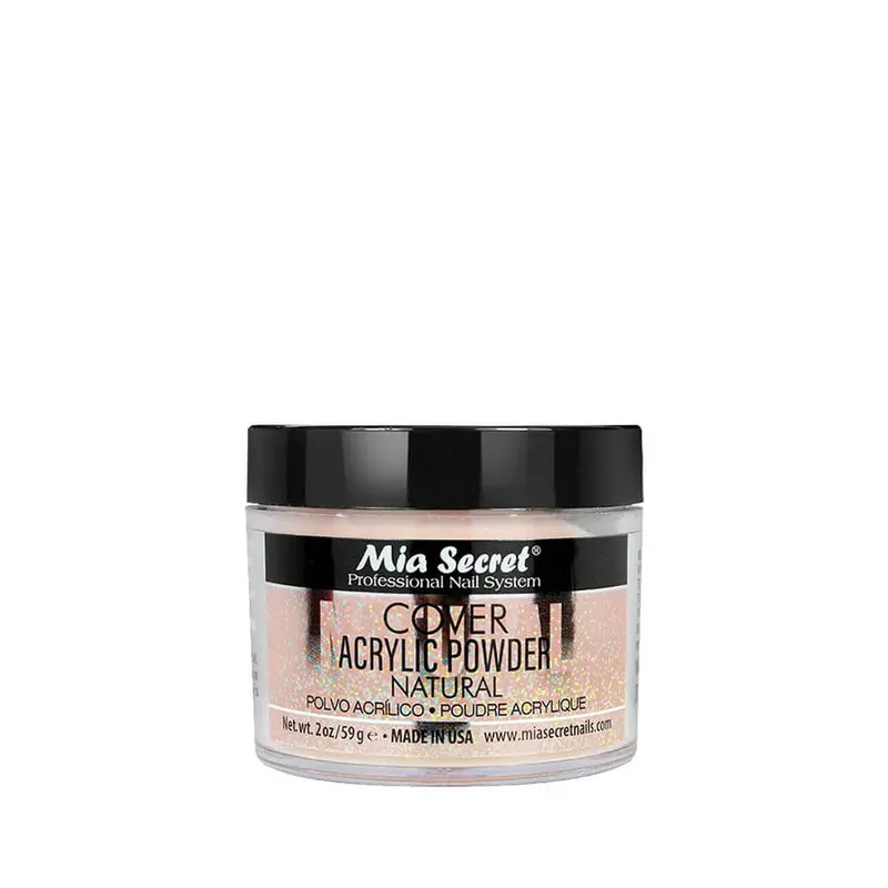 Mia Secret Cover Natural Acrylic Powder – 2 Oz Skin-Mimicking Nail Enhancer 1