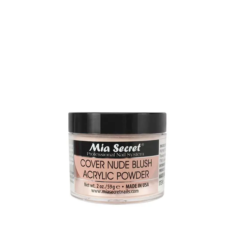 Mia Secret Cover Nude Blush Acrylic Powder – 2 Oz Soft Rosy Neutral Shade 1