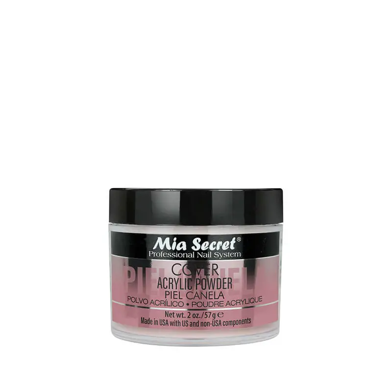 Mia Secret Cover Piel Canela Acrylic Nail Powder – 2 Oz Warm Cinnamon Shade 1