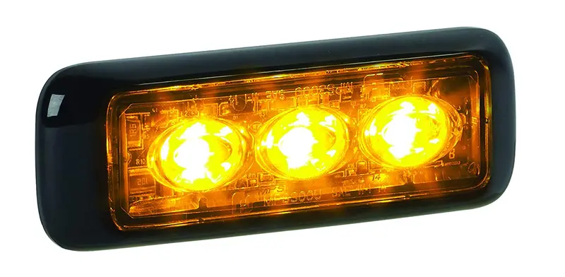 Micro Pulse 3 Led Amber Warning Light 1