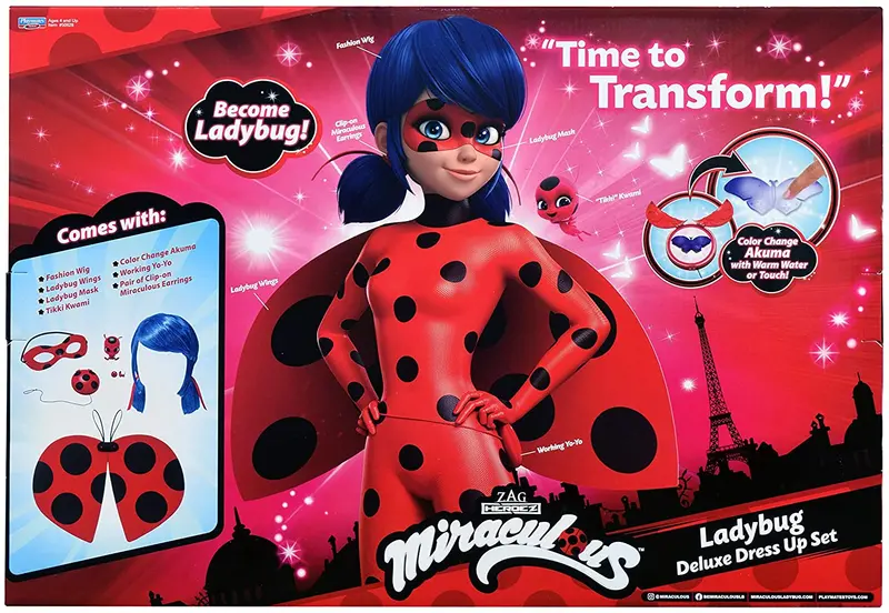 Miraculous Ladybug Dress-Up Role Play Set – Heroez Themed Costume Kit 1