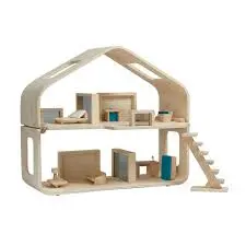 Modern Wooden Dollhouse – Plantoys Sustainable Design 1