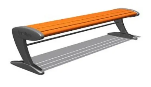 Natural-Finish Outdoor Wooden Seating 1