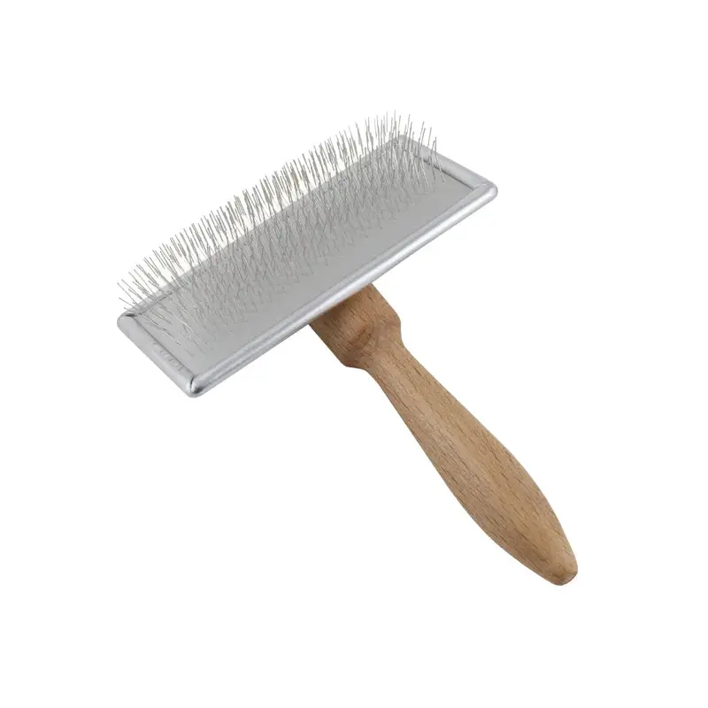Natural Sheepskin Hair Brush – Gentle Detangling Tool 1