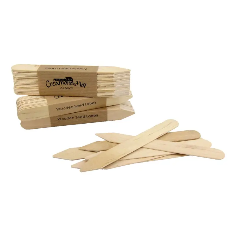 Natural Wooden Plant Seed Labels 1