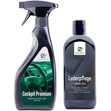 Nextzett Leather & Cockpit Care Premium Maintenance Bundle 1