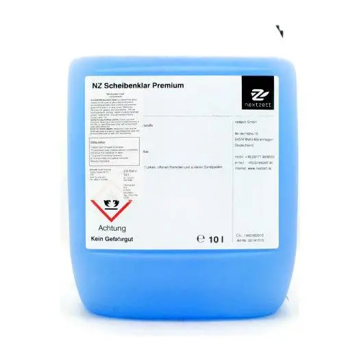 Nextzett Windscreen Clear Concentrated Glass Cleaner – 10L Bulk Size 1