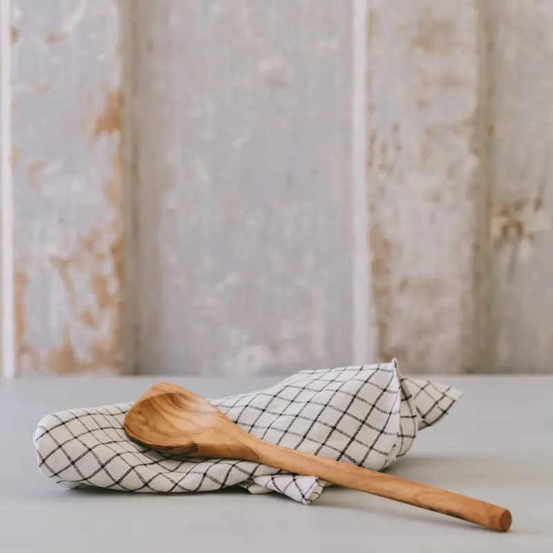 Olive Wood Baking Spoon – Ergonomic Pointed Design 1
