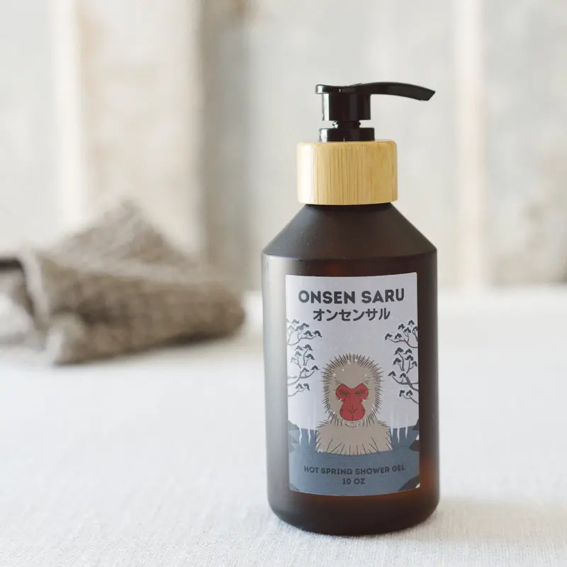 Onsen Saru Shower Gel – 10Oz Soothing Mineral-Rich Cleanser 1