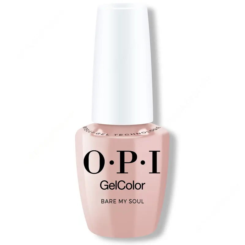 Opi Gelcolor Intelli-Gel Bare My Soul – Ultra-Neutral Beige Gel – 0.5 Oz (Gcsh4) 1