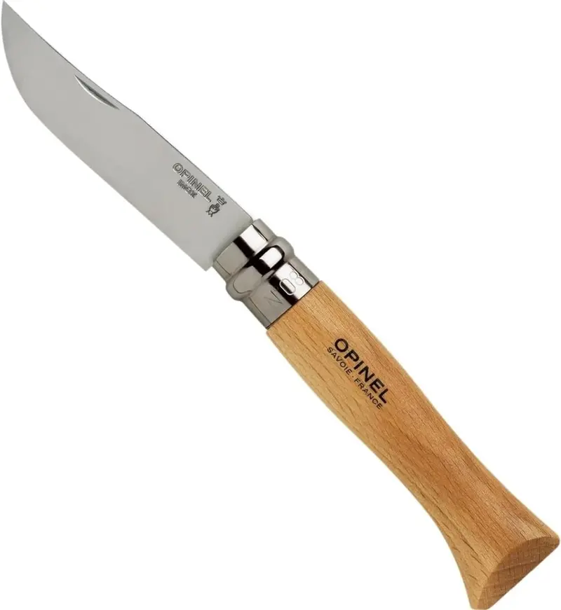 Opinel No. 8 Classic Stainless Steel Folding Knife 1
