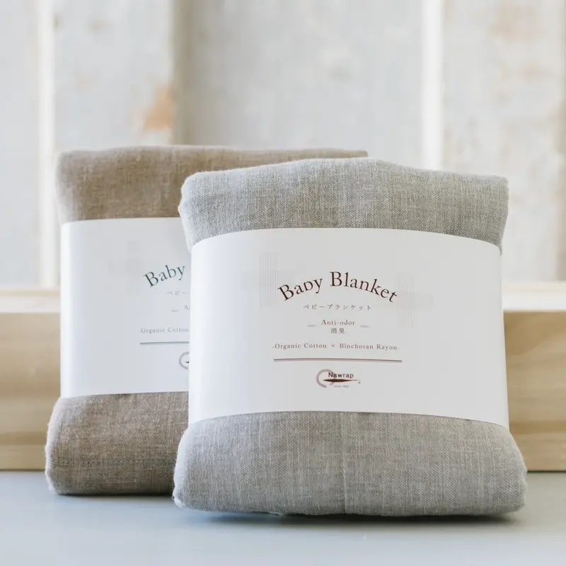 Organic Knit Baby Blanket – Hypoallergenic & Breathable 1