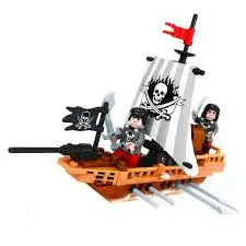 Pirate Ship Building Set – 100-Piece Construction Toy 1