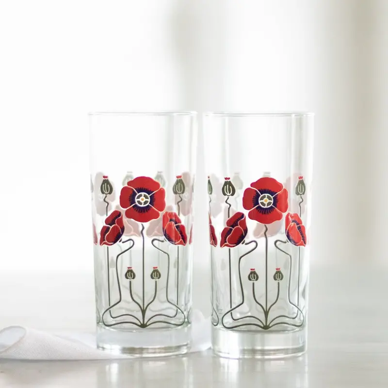 Poppy Collins Stemless Glassware Set 1