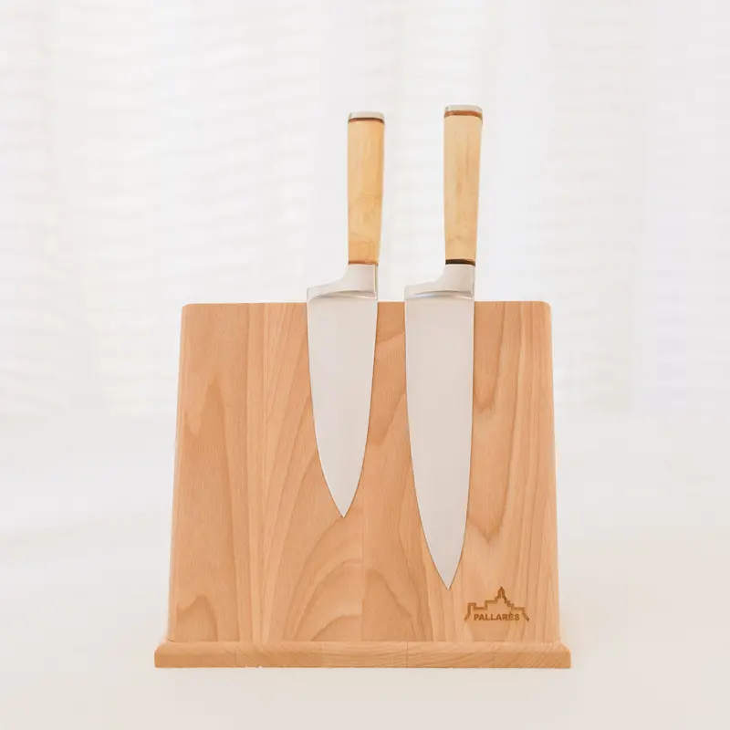 Premium Chef Knife With Stainless Blade And Boxwood Handle 2