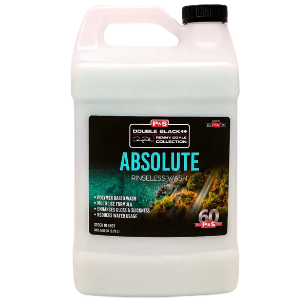 P&S Double Black Absolute Rinseless Wash – 1 Gallon Concentrate 1