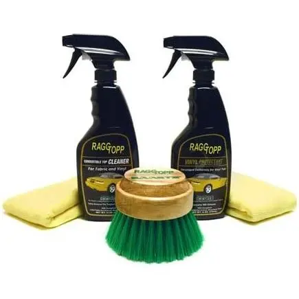 Raggtopp Vinyl Convertible Top Restoration Kit – Complete Protection Set 1