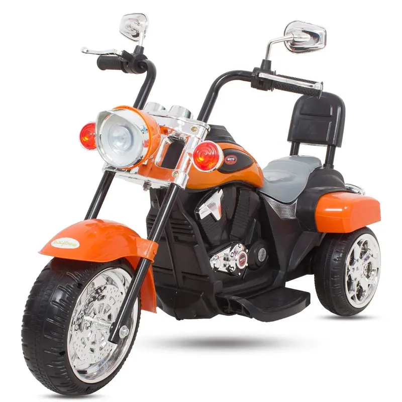 Rechargeable Electric Ride-On Bike For Kids – Light-Up, Music-Enabled Motorized Bike (Multi-Color) 1