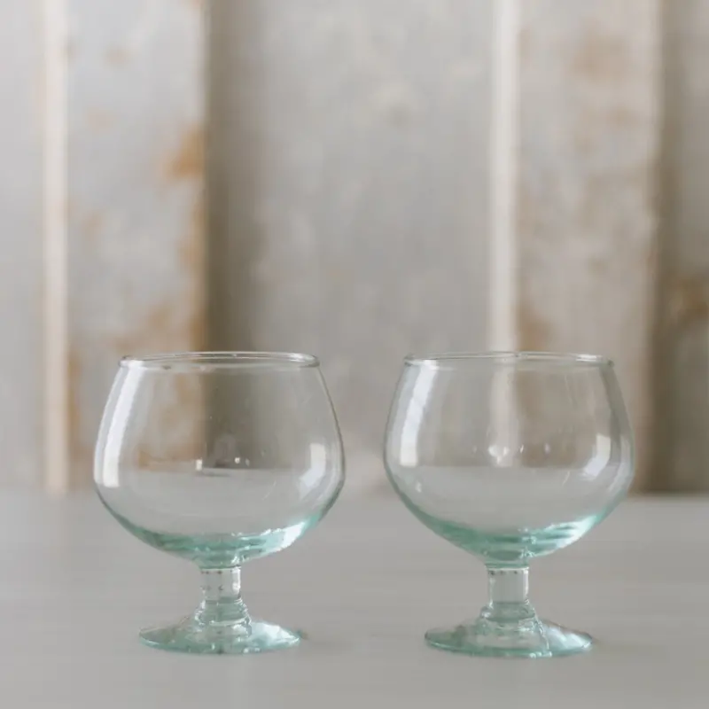 Recycled Glass Stemless Goblet – Eco-Conscious Drinkware 1
