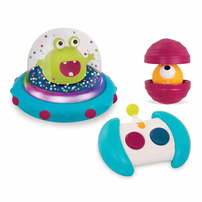 Remote-Control Bumper Car With Planet-Themed Design 1