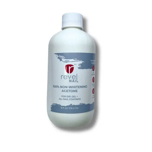 Revel Nail 100% Non-Whitening Acetone – Pure Solvent For Safe Gel & Acrylic Removal 1