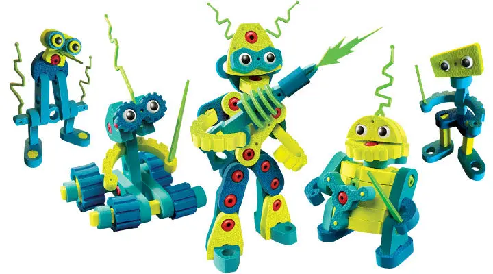 Robot Invasion Themed Construction Toy 1