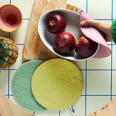 Round Cotton Potholder For Kitchen Heat Protection 1