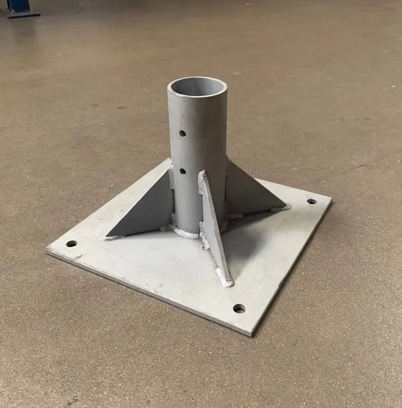 Round Post Surface-Mount Base 1