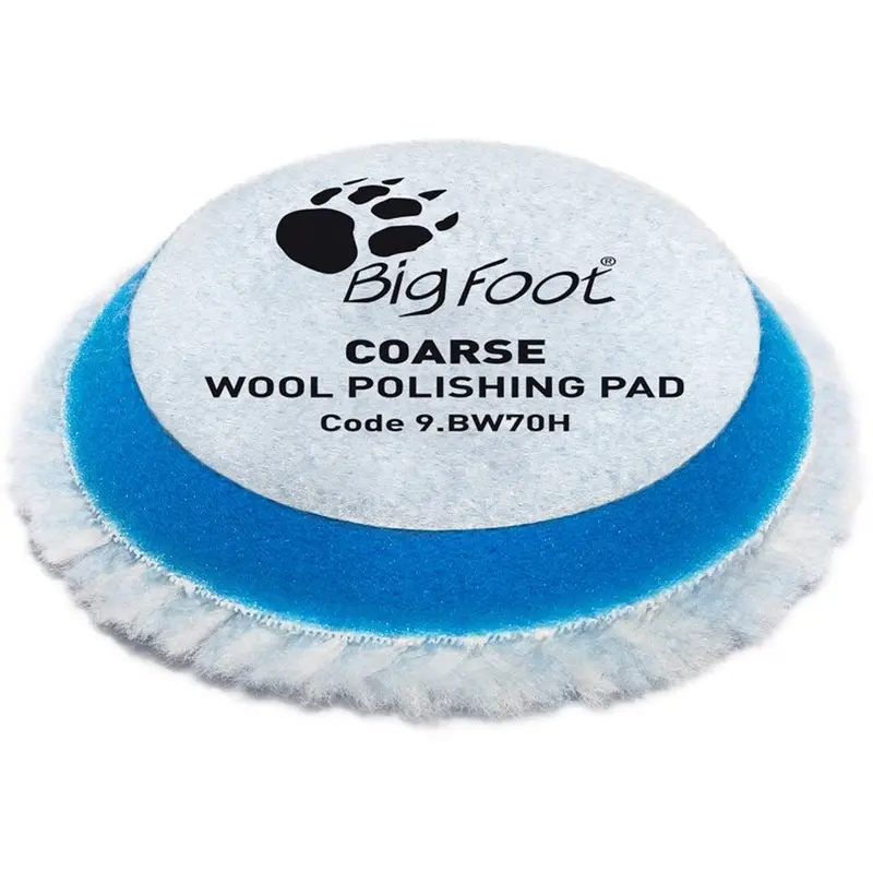 Rupes 65Mm Blue Wool Aggressive Coarse Polishing Pad 1