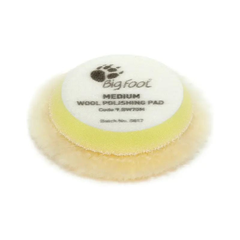 Rupes 65Mm Yellow Wool Medium-Cut Polishing Pad 1
