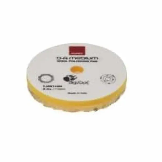 Rupes 80Mm Yellow Wool Medium-Finish Polishing Pad 1