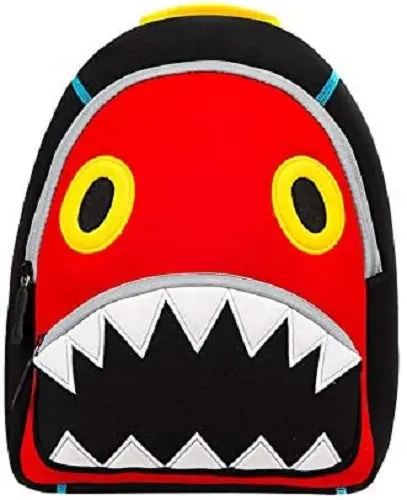 Shark-Shaped Lightweight Backpack For Kids 1