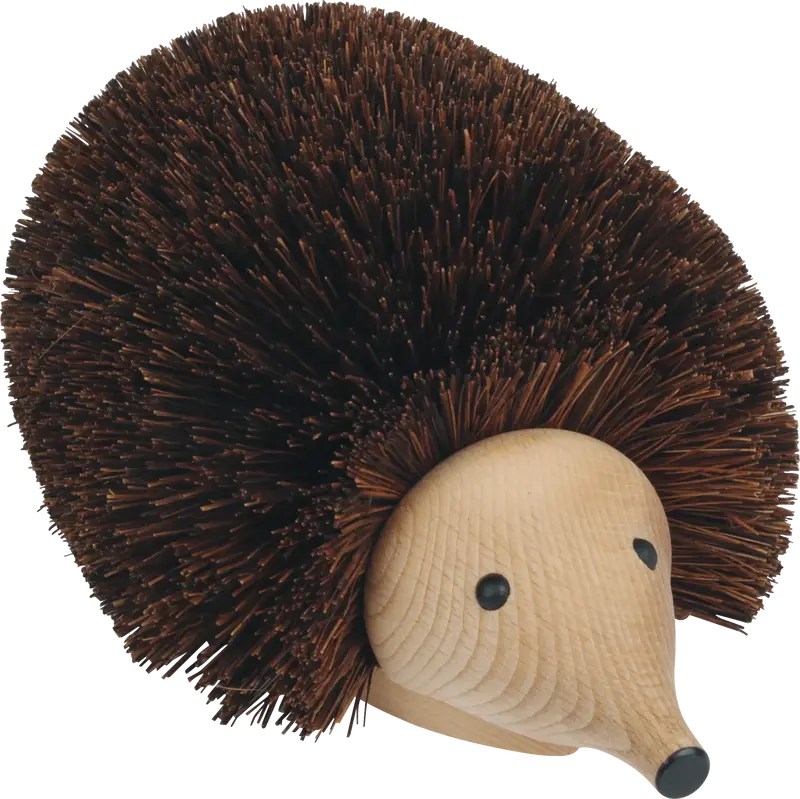 Shoe-Cleaning Hedgehog Brush – Textured Rubber Bristles 1