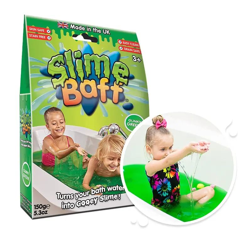 Slime Baff Gunky Green Sensory Slime – Non-Toxic Formula 1