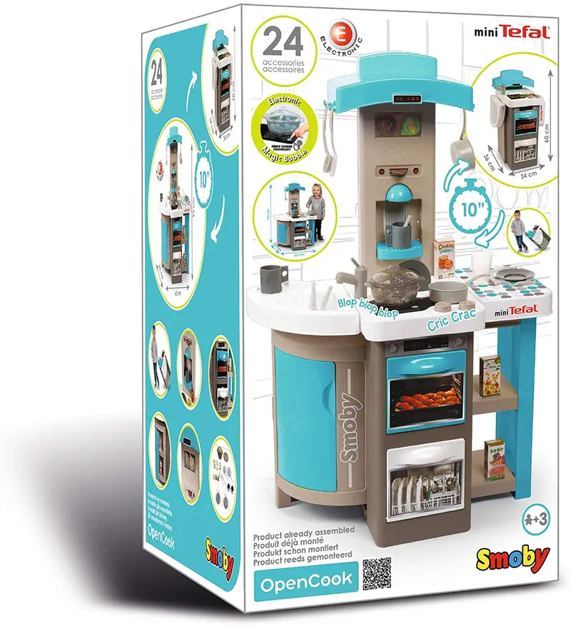 Smoby Tefal Opencook Bubble Play Kitchen 1