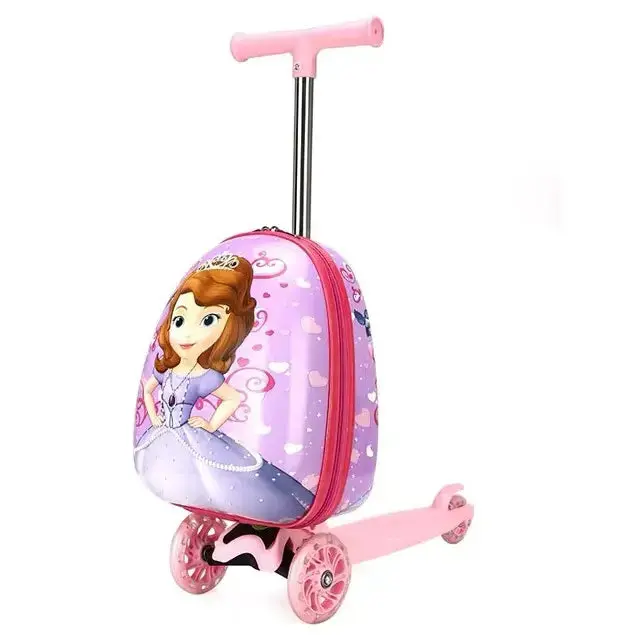 Sofia-Themed Scooter With Integrated Luggage Suitcase 1