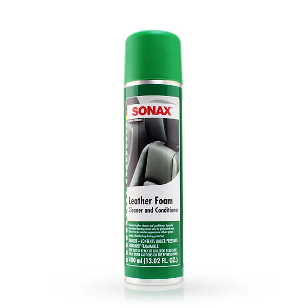 Sonax Leather Foam Cleaner & Conditioner – 400 Ml Spray Foam For Automotive Interiors 1