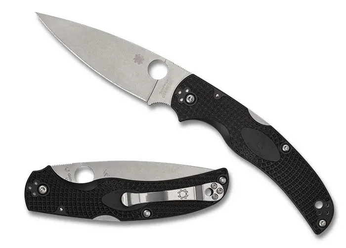 Spyderco Native Chief Black – Lightweight Cpm-S30V Folding Knife (Model C244Pbk) 1