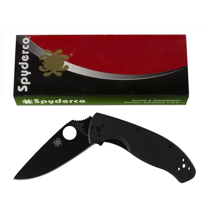 Spyderco Tenacious G-10 With Black Blade 1