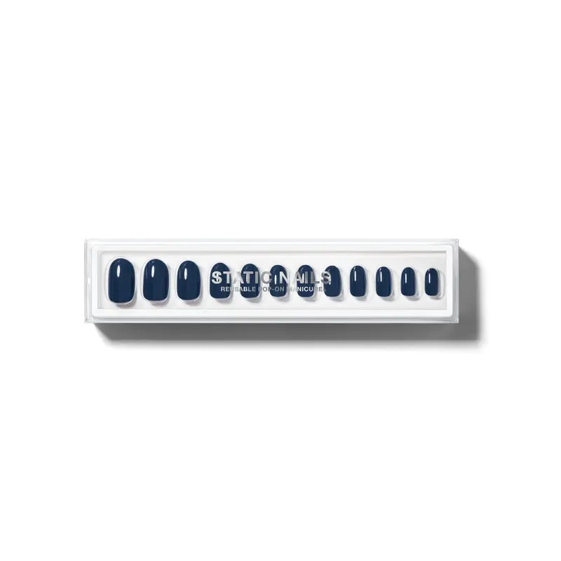 Static Nails Say It In French Round Nail Art Decals 1