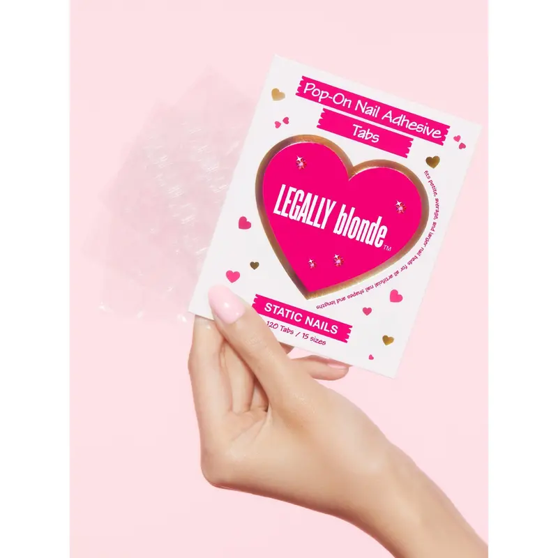 Static Nails X Legally Blonde: 120 Pop-On Nail Adhesive Tabs 1
