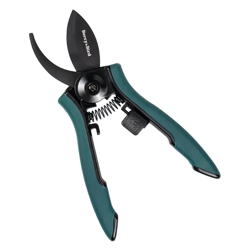 Teflon-Coated Pruning Scissors – 6-Inch Precision Stainless Steel Blades For Clean Cuts 1