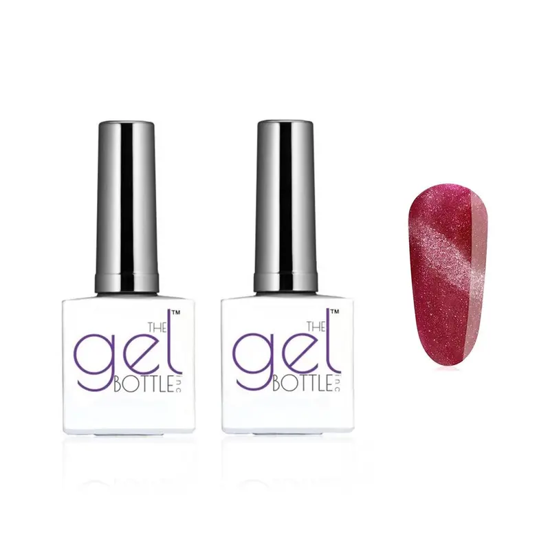 The Gelbottle Inc West End Cat Eye Gel Polish Kit: Rubber Base, Extreme Shine Top & Magnetic Effect 1